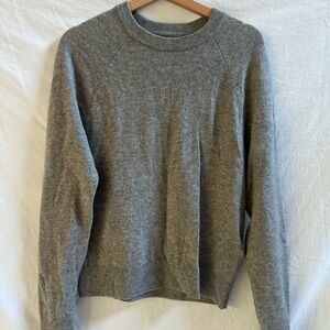 SAMSØE SAMSØE Gray Women's Crew Neck Cashmere Sweater